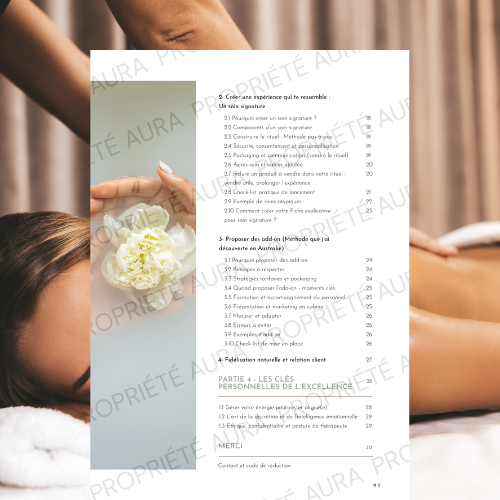 L’Art du Détail en Soin : E-Book professionnel - 30 pages