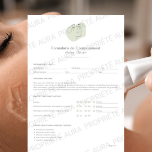 Formulaire Consentement - Peeling Chimique