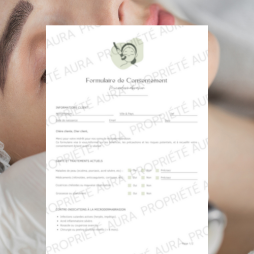 Formulaire Consentement - Microdermabrasion