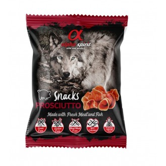 ALPHA SPIRIT SNACKS DOG skanėstai šunims su kumpiu 50g