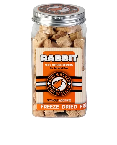 KIWI Walker liofilizuoti skanėstai - triušiena, 75g 