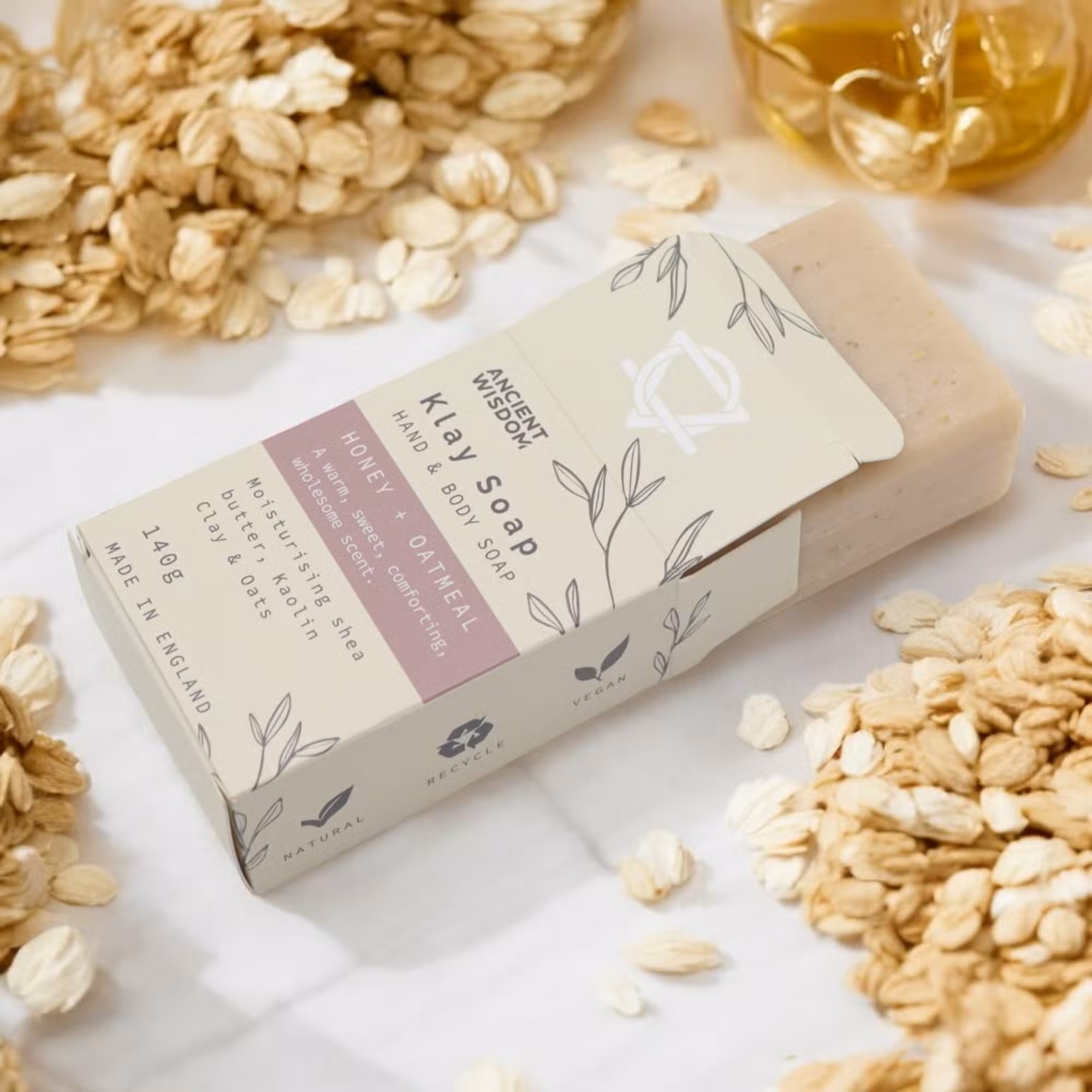 Klay Soap - Honey Oatmeal 140 g