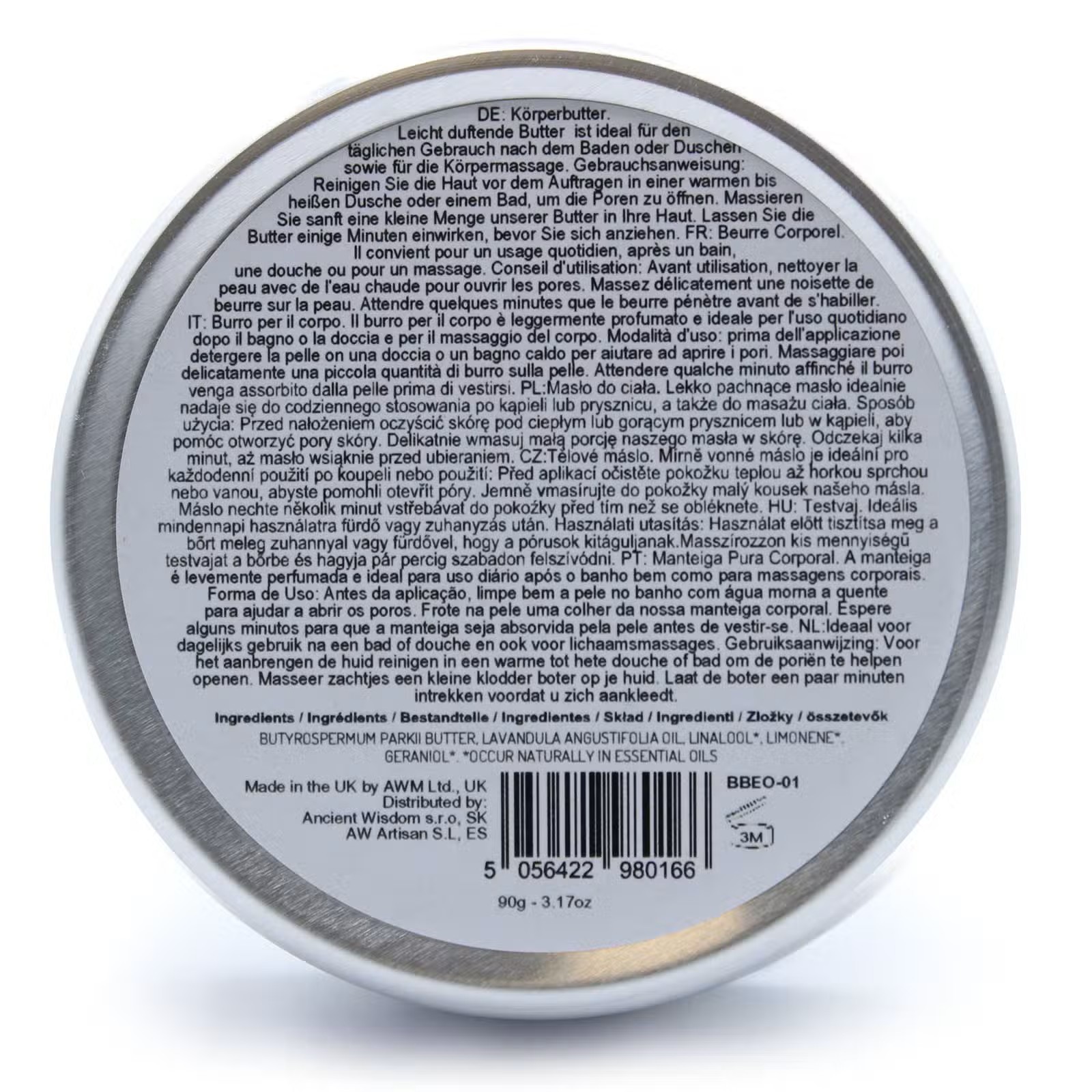 Aromatherapy Shea Body Butter 90g - Peppermint