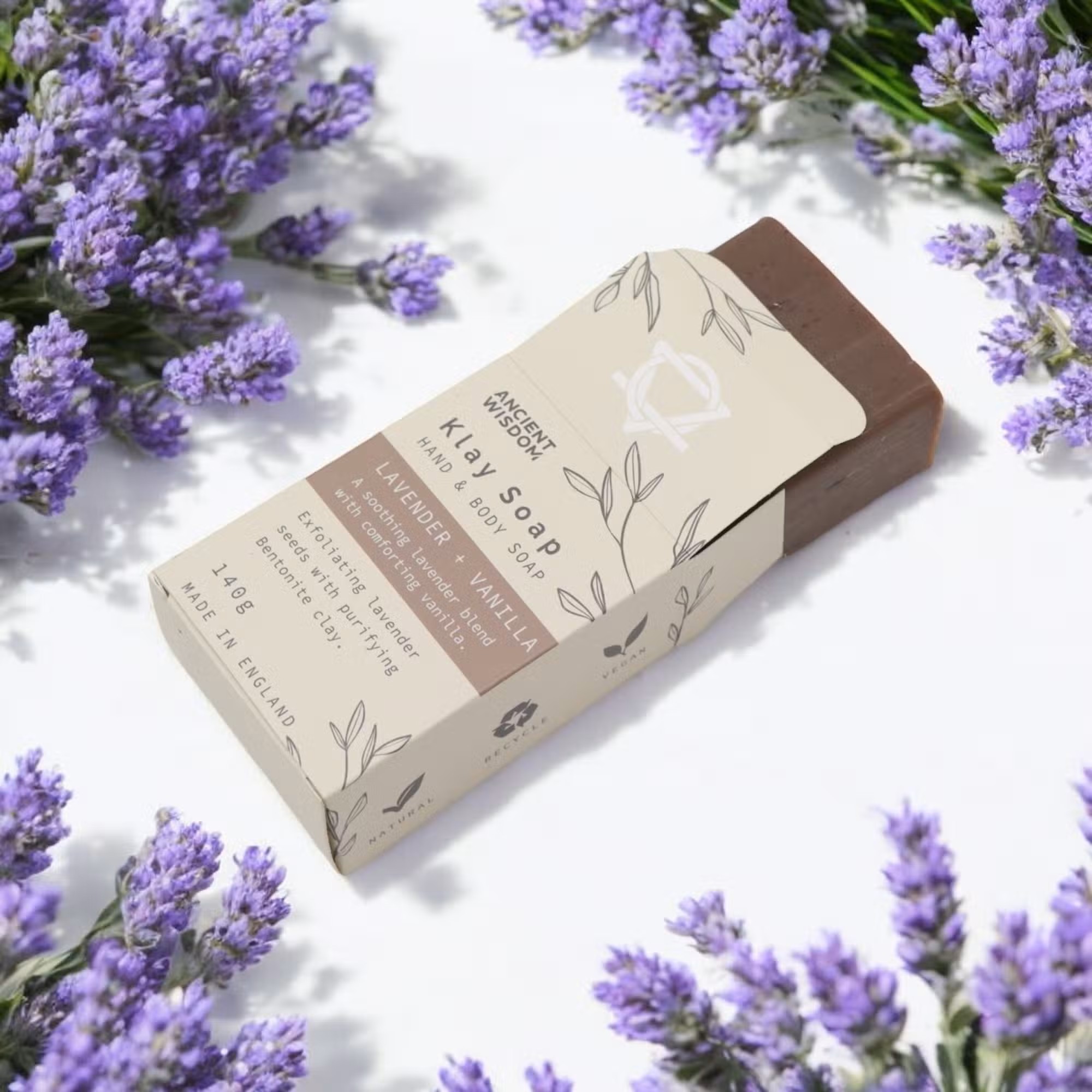 Klay Soap - Lavender & Vanilla 140 g