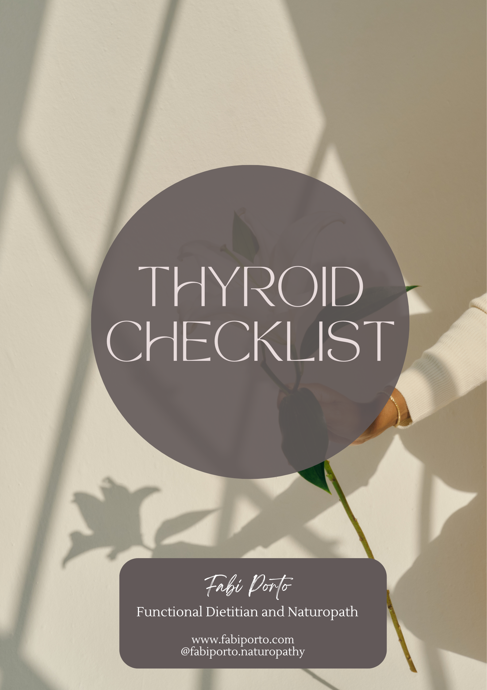 Thyroid checklist