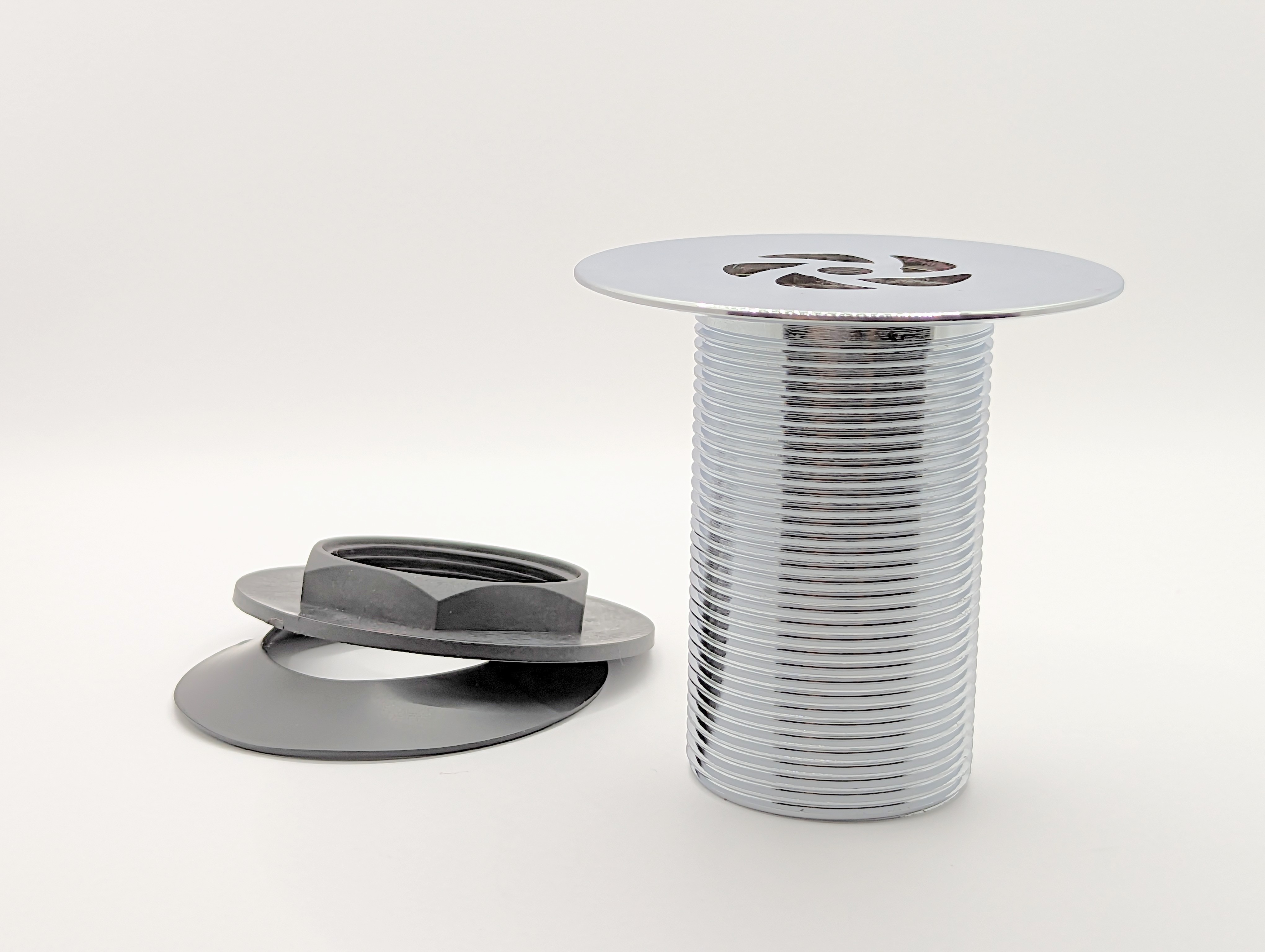 Cleaner's  Sink Waste Wider flange longer tail 1.5 INCH Unslotted Waste