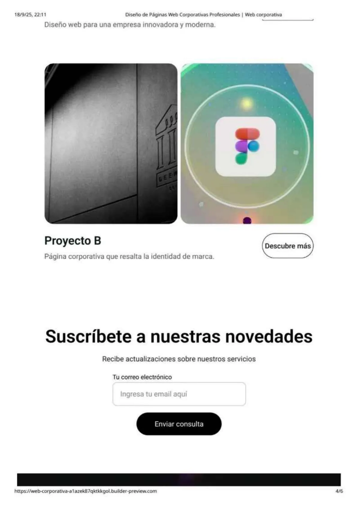 🌐 Web Corporativa Neon