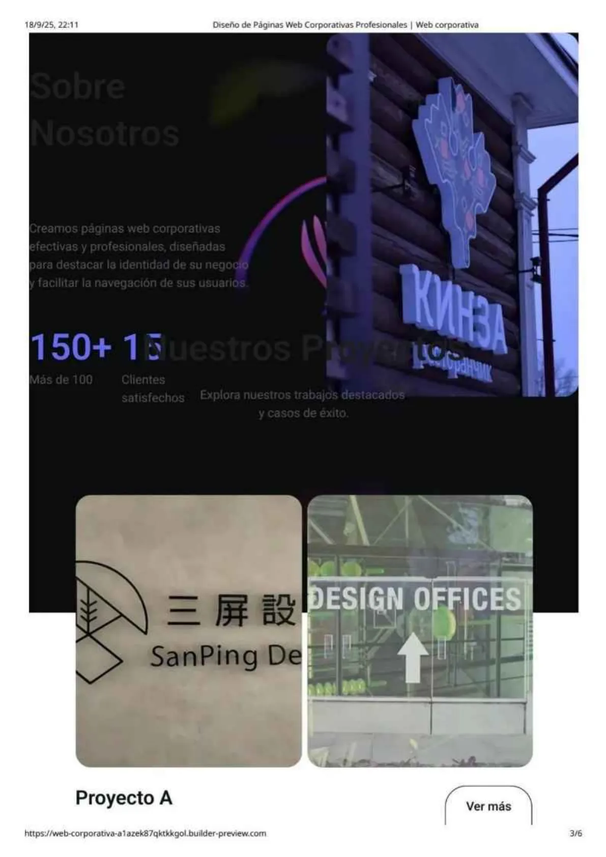 🌐 Web Corporativa Neon