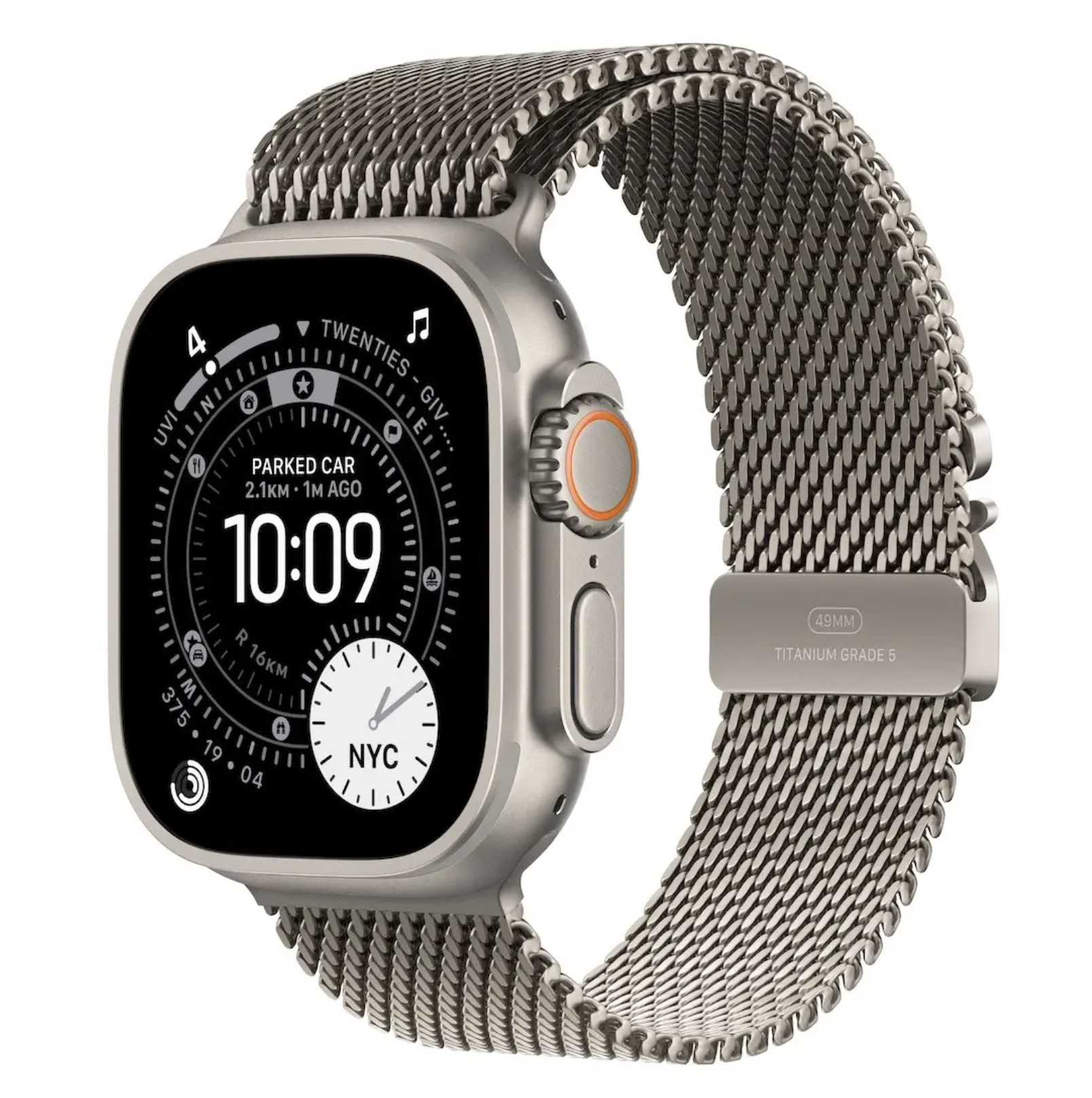 Apple Watch Ultra 3 49mm Titanium + Titanium Milanese