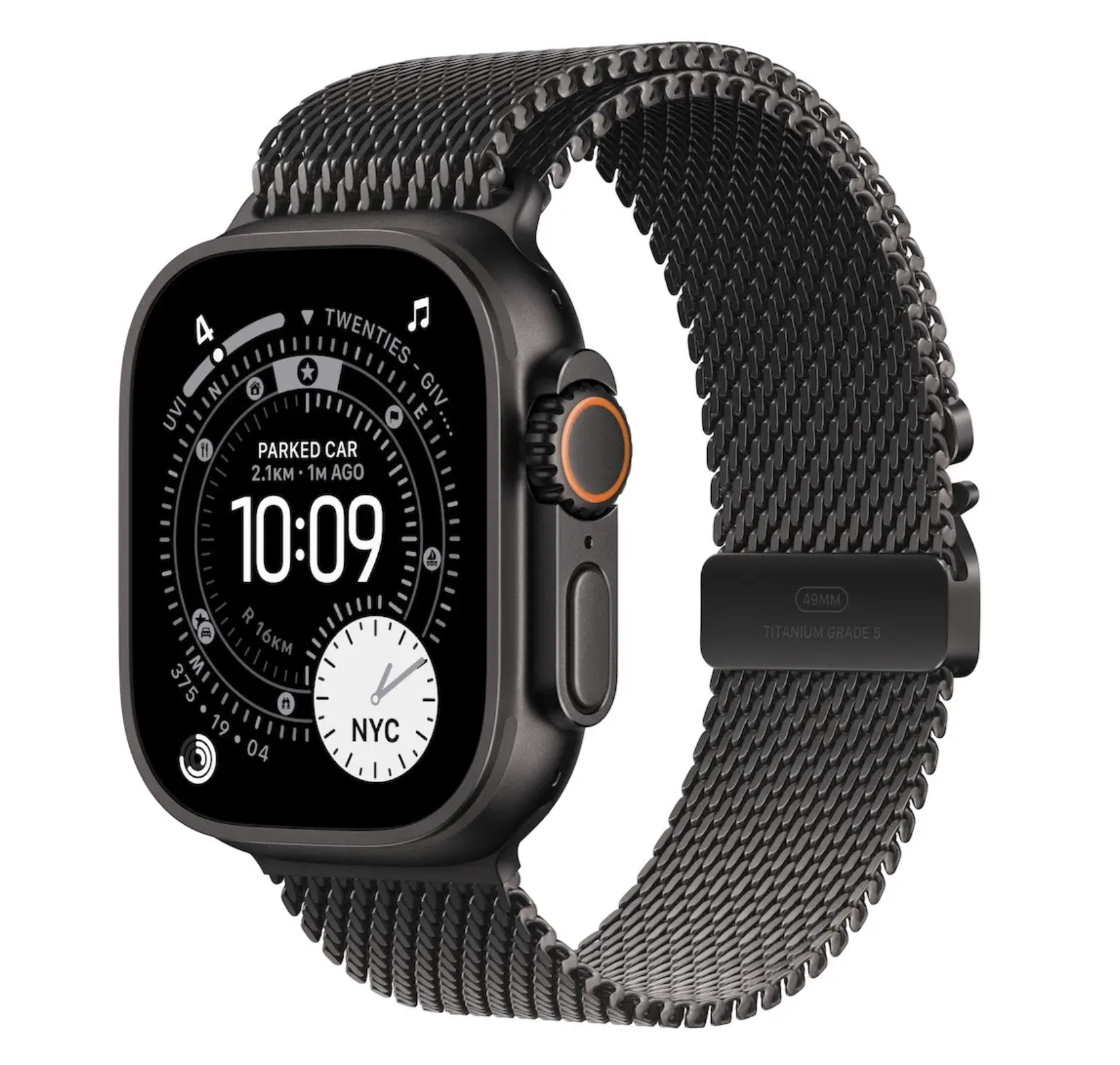 Apple Watch Ultra 3 49mm Titanium + Titanium Milanese 