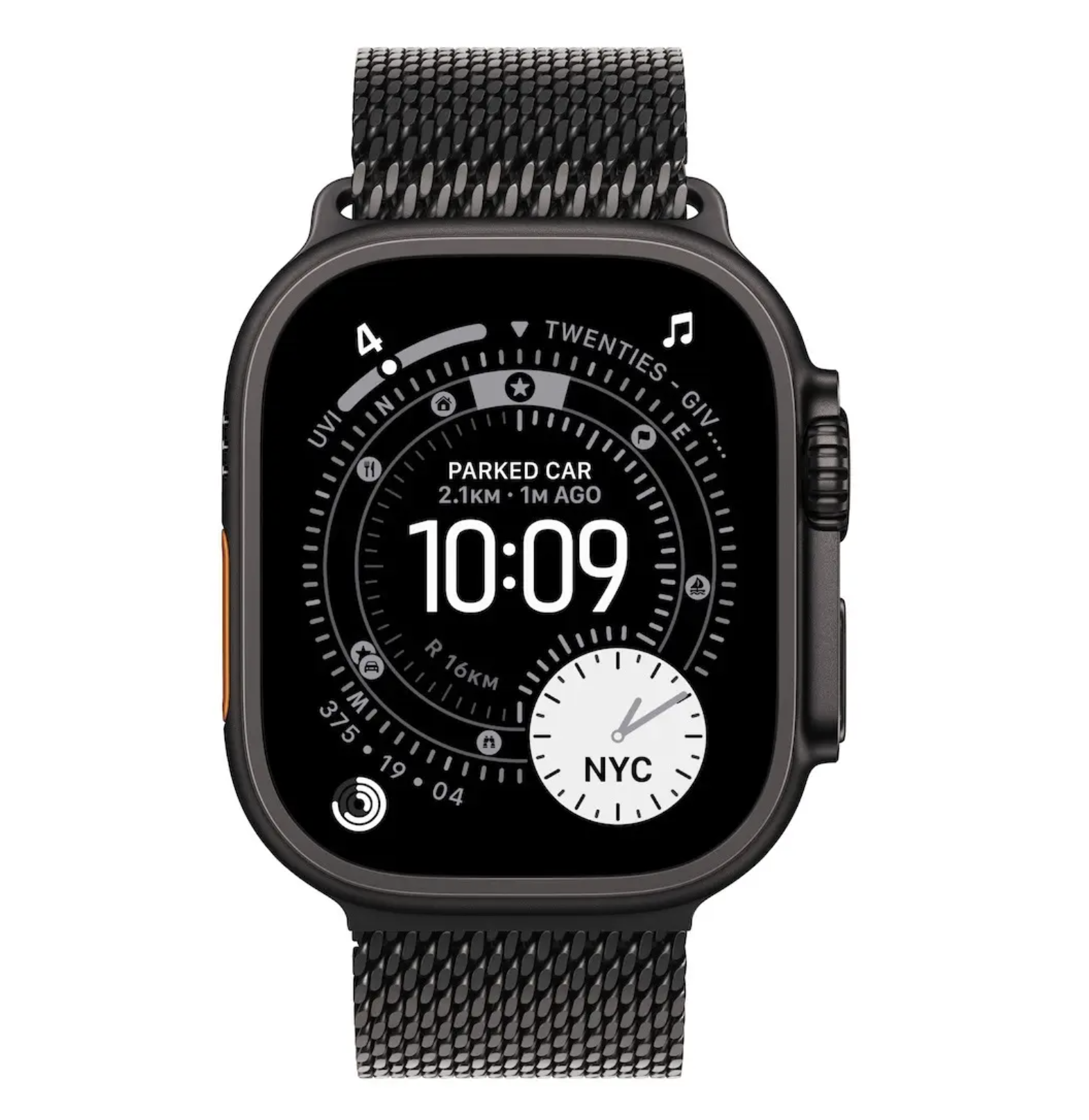 Apple Watch Ultra 3 49mm Titanium + Titanium Milanese 