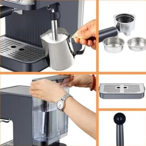 K:OLN Machine cafetière à expresso et cappuccino – 20 Bar