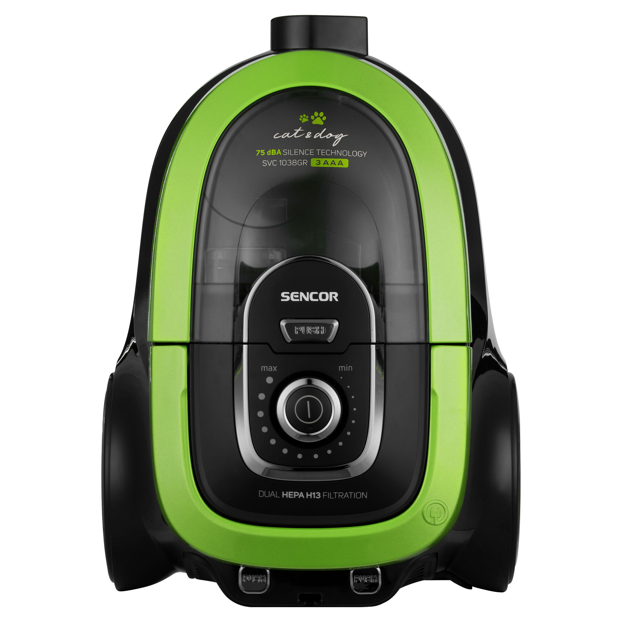 ASPIRATEUR SANS SAC VERT/NOIR SENCOR