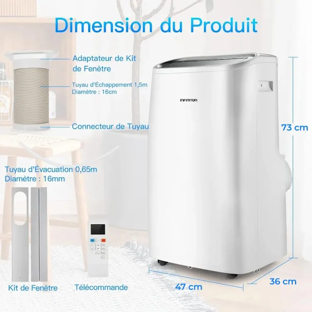 Climatiseur mobile INFINITON 12000BTU