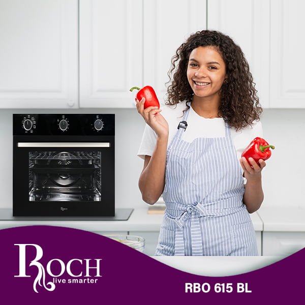 Four électrique encastrable noir ROCH (RBO 615 BL)