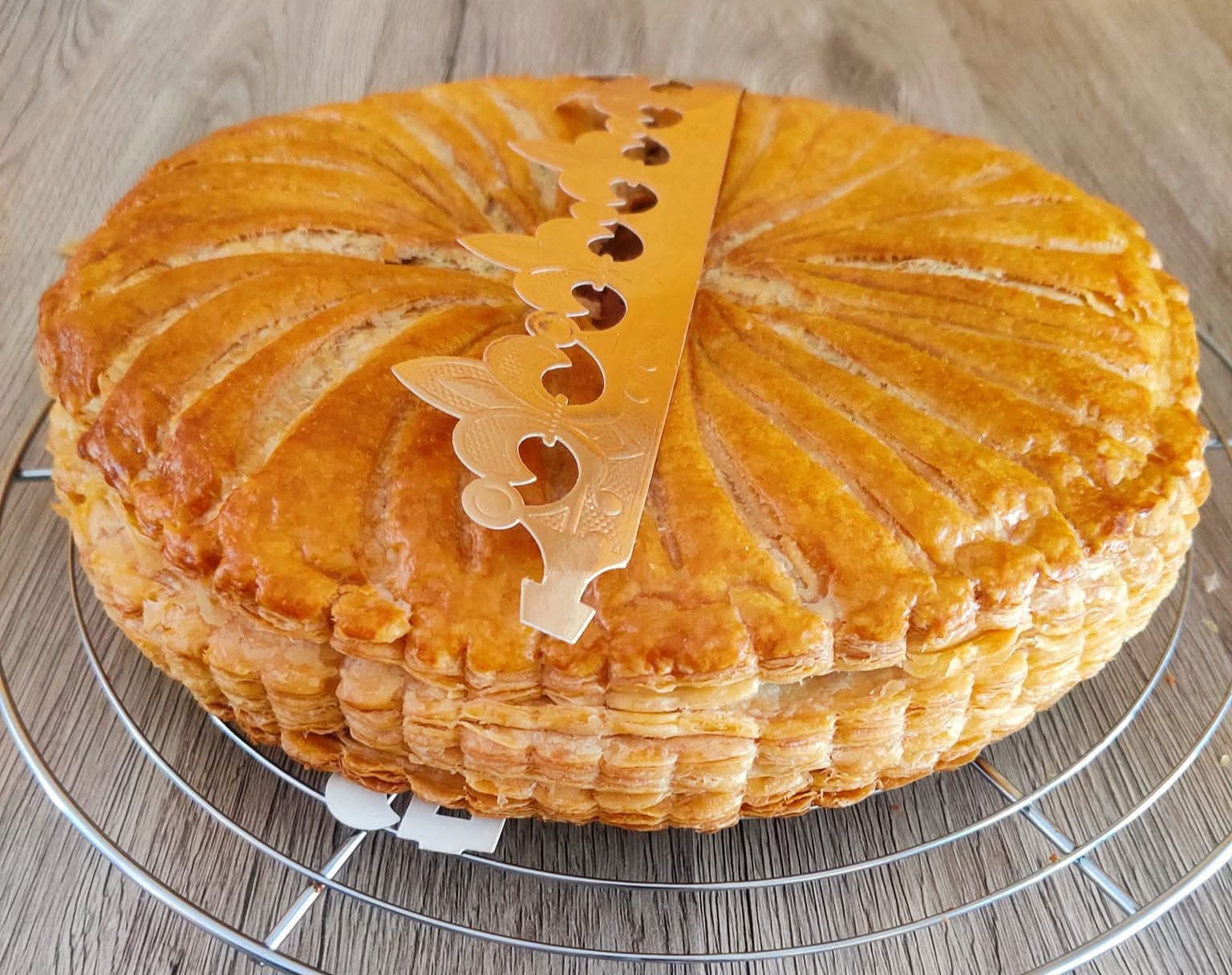 Galette des Rois Amande Poire Chocolat