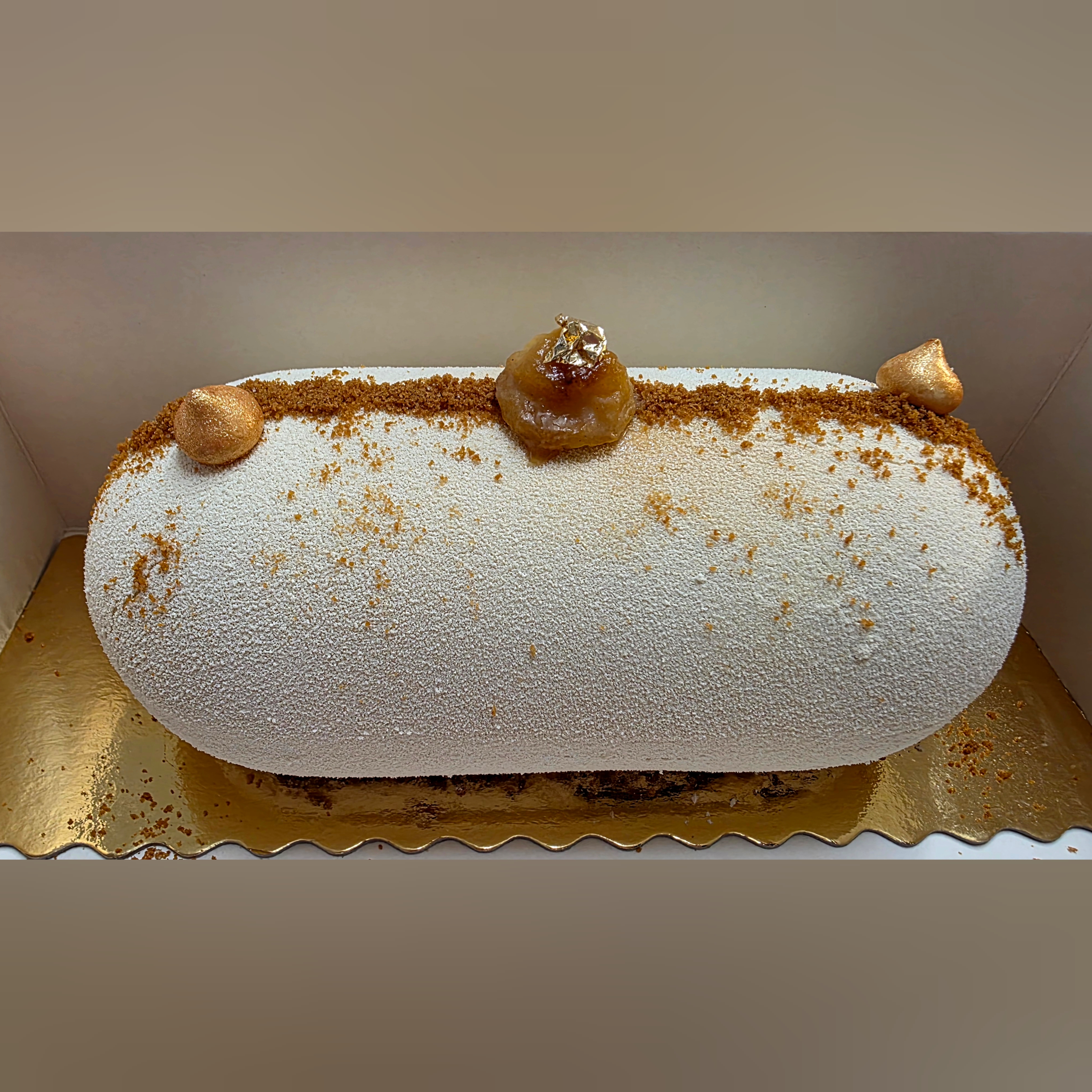 Bûche Pomme Spéculoos