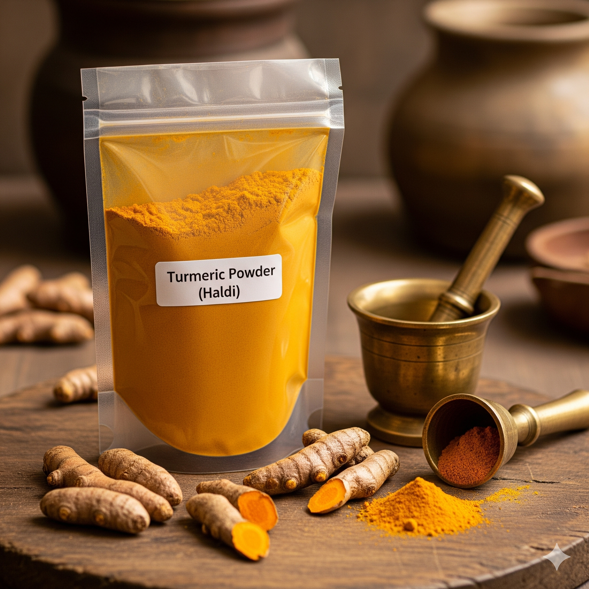 Pure Uttarakhand Haldi Powder | Homemade Himalayan Turmeric