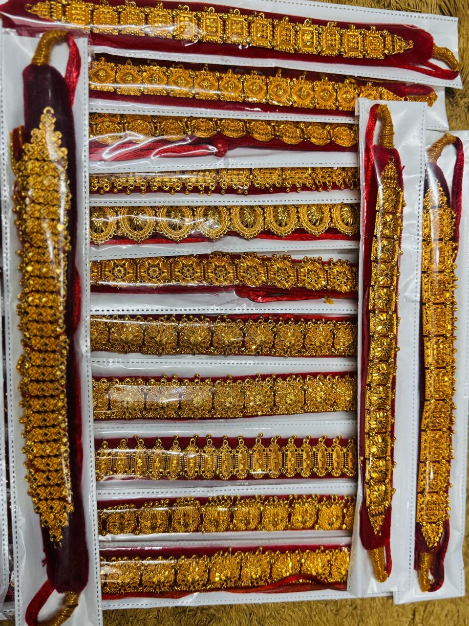 Gulband – Red Traditional Uttarakhand Bridal Neck Ornament| 1 piece