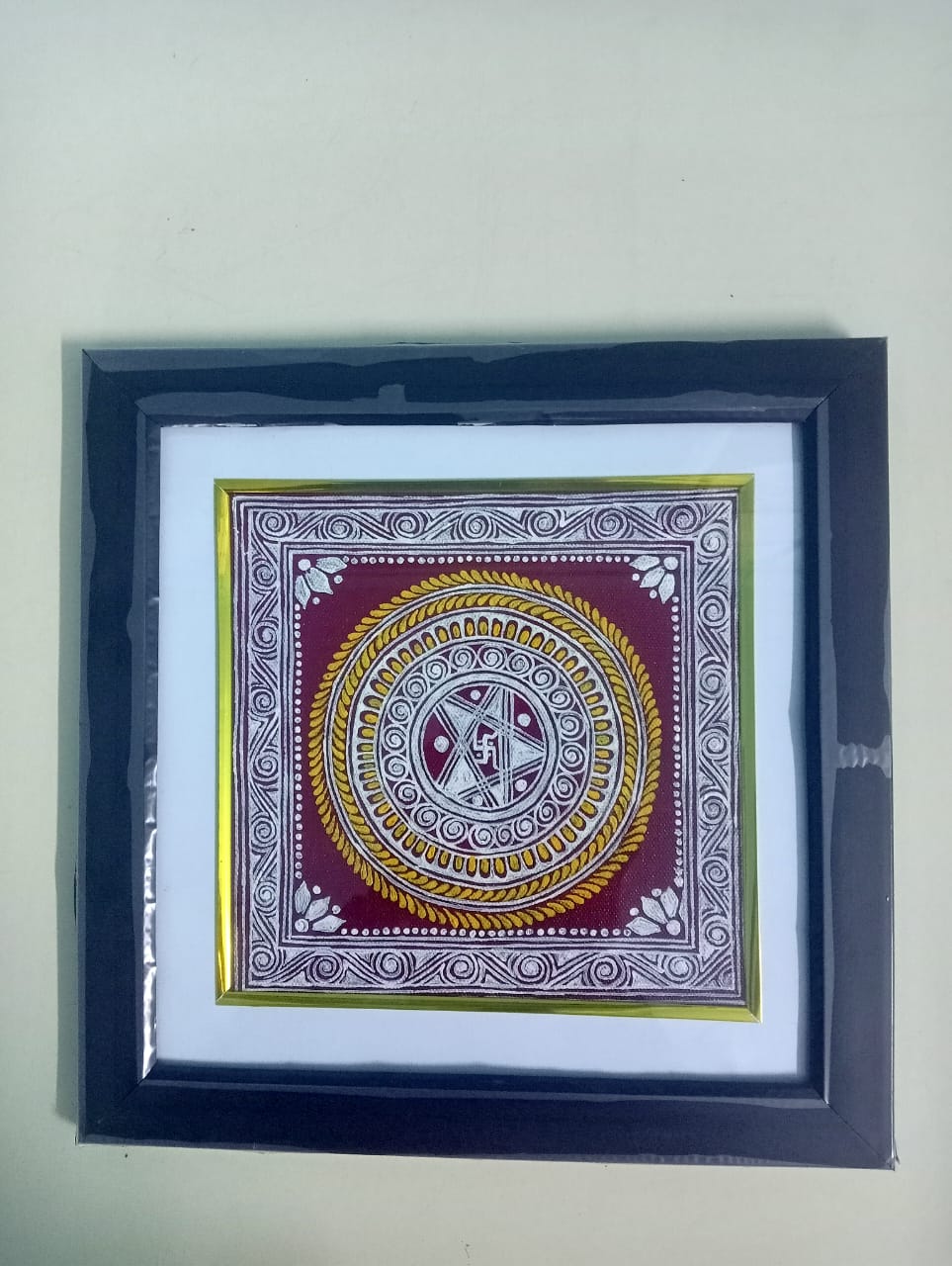 Traditional Indian Mandala Art Frames 10*10 inch each| any one 