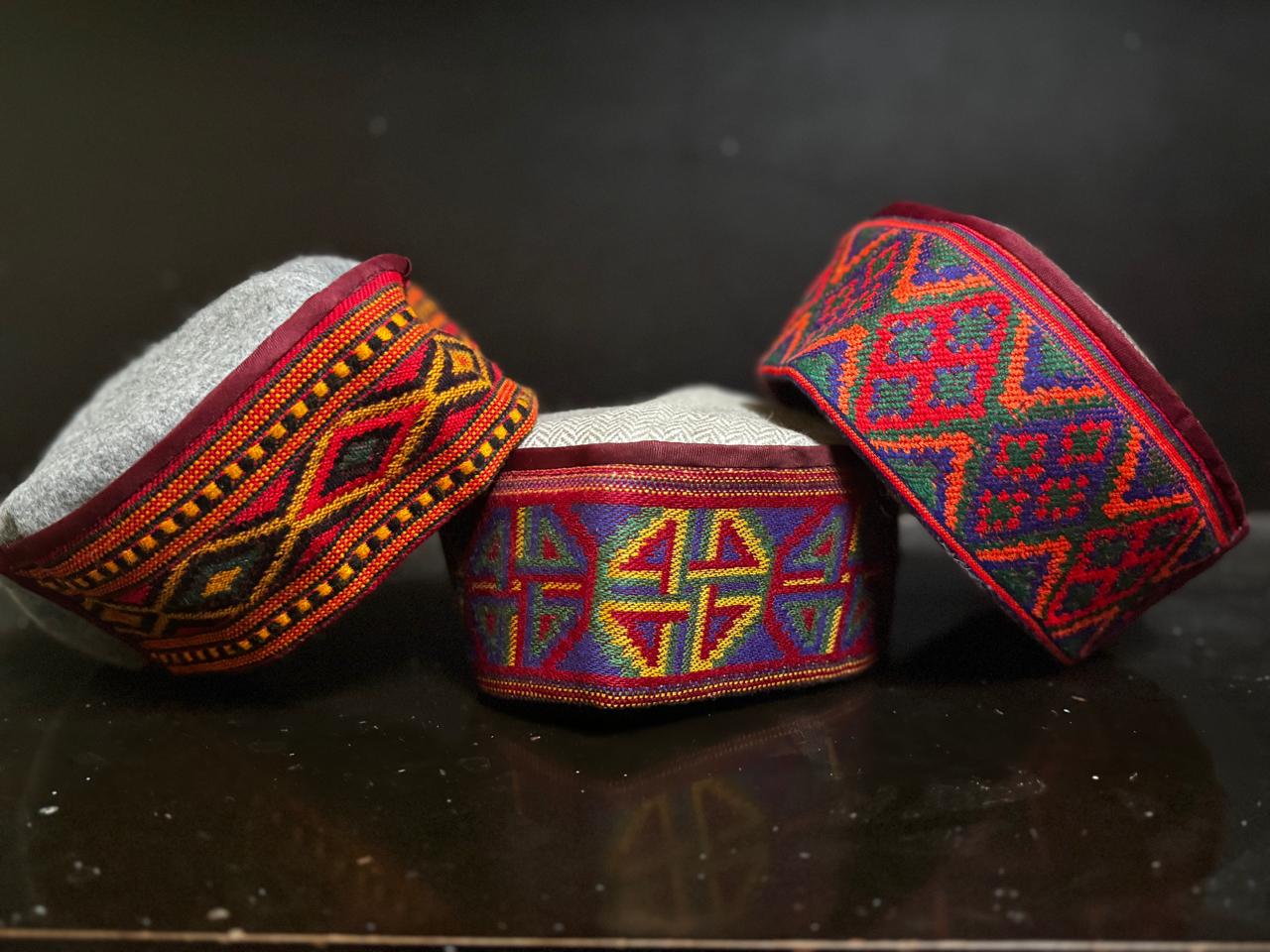 Traditional Embroidered Cap| Pahadi Uttarakhand Cap – Traditional Woolen Himachali Topi | Handcrafted Pride of the Hills