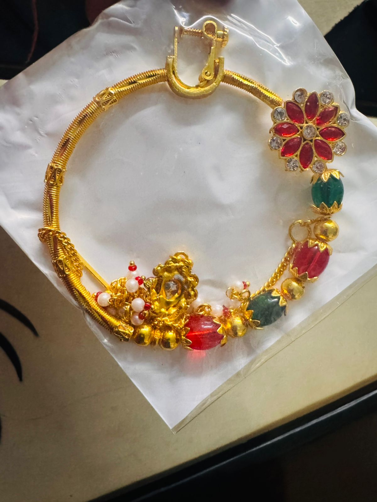 Traditional Pahadi Nath – Uttarakhand Bridal Nose Ring|1 piece |As per availability