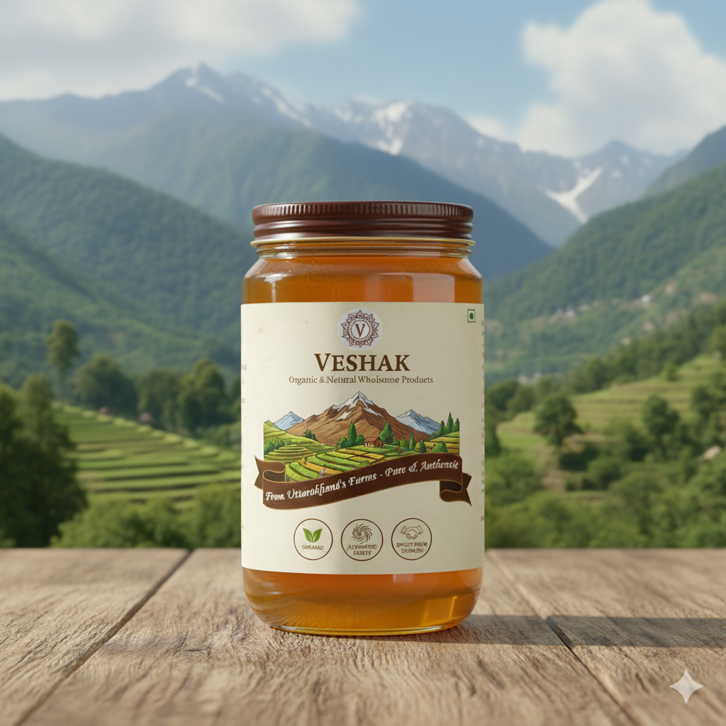 Veshak's Himalayan Honey: Pure & Natural Uttarakhand Nectar