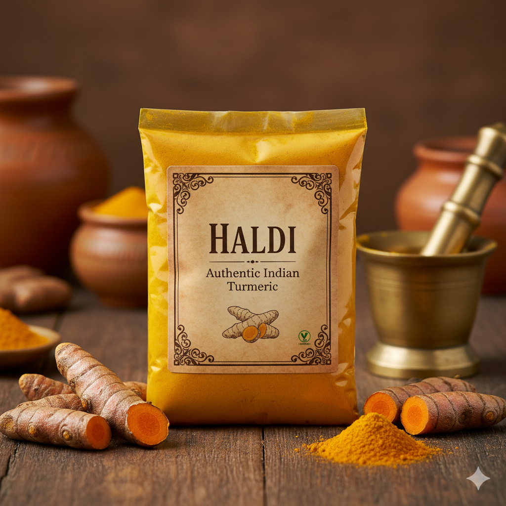 Pure Uttarakhand Haldi Powder | Homemade Himalayan Turmeric