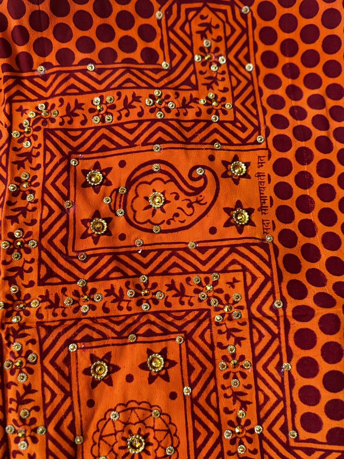 Traditional Kumauni Pichoda/Pichora | Saubhagyavati with Lace |Maroon pichoda with lace
