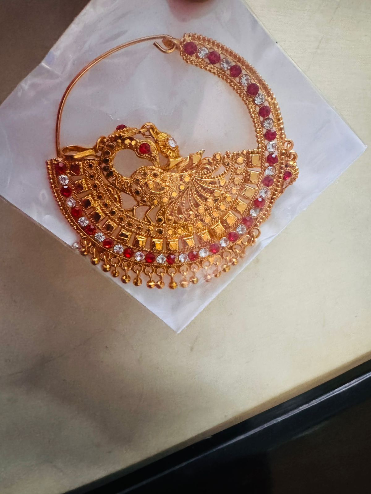 Traditional Pahadi Nath – Uttarakhand Bridal Nose Ring|1 piece |As per availability