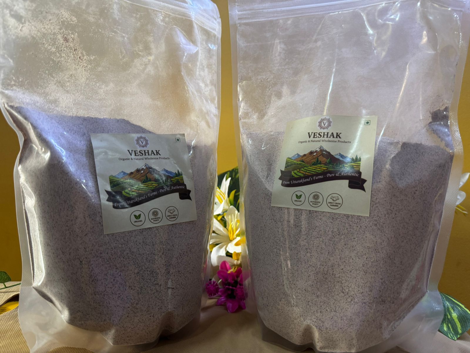 Premium Organic Mandua Atta (Ragi/Finger Millet Flour) From Uttarakhand