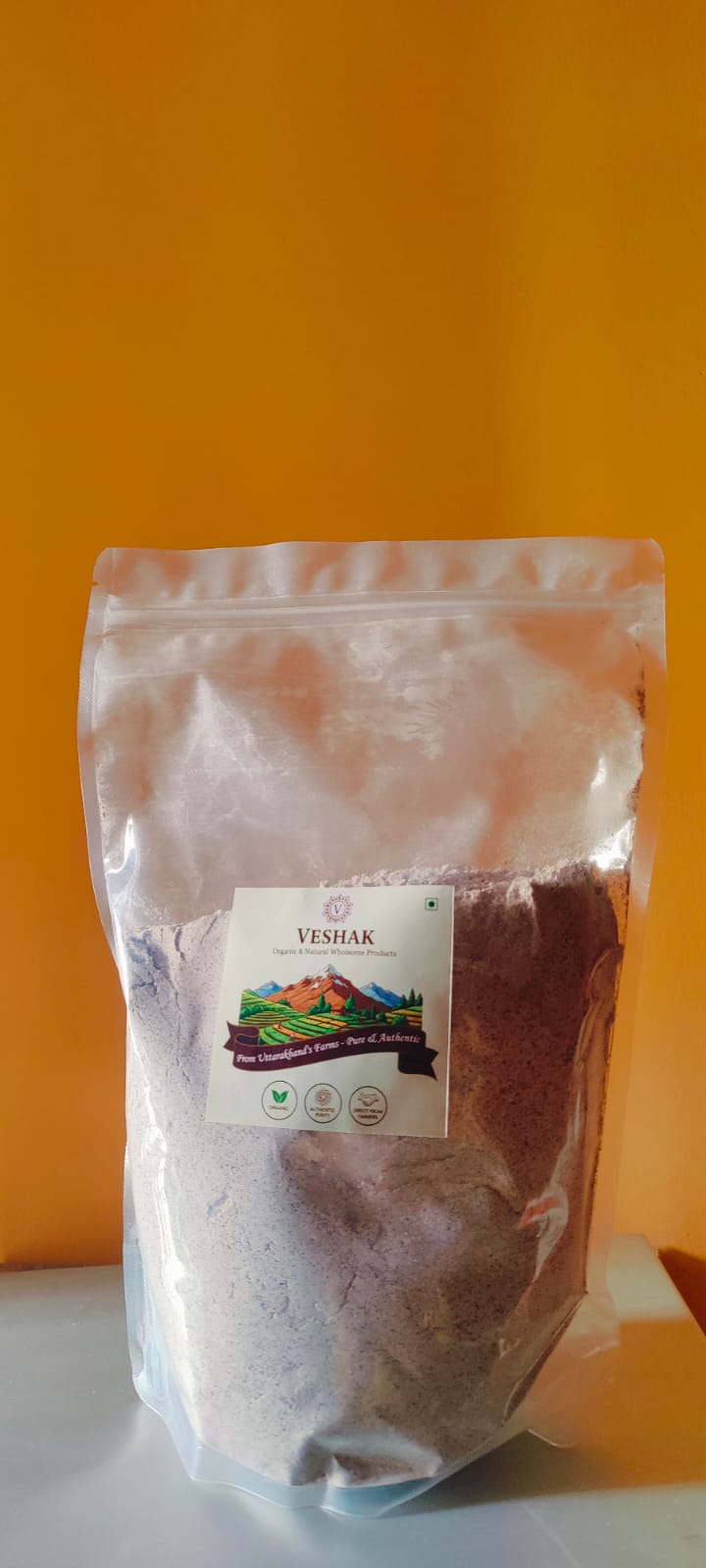 Premium Organic Mandua Atta (Ragi/Finger Millet Flour) From Uttarakhand