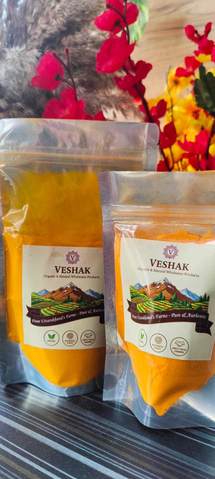 Pure Uttarakhand Haldi Powder | Homemade Himalayan Turmeric