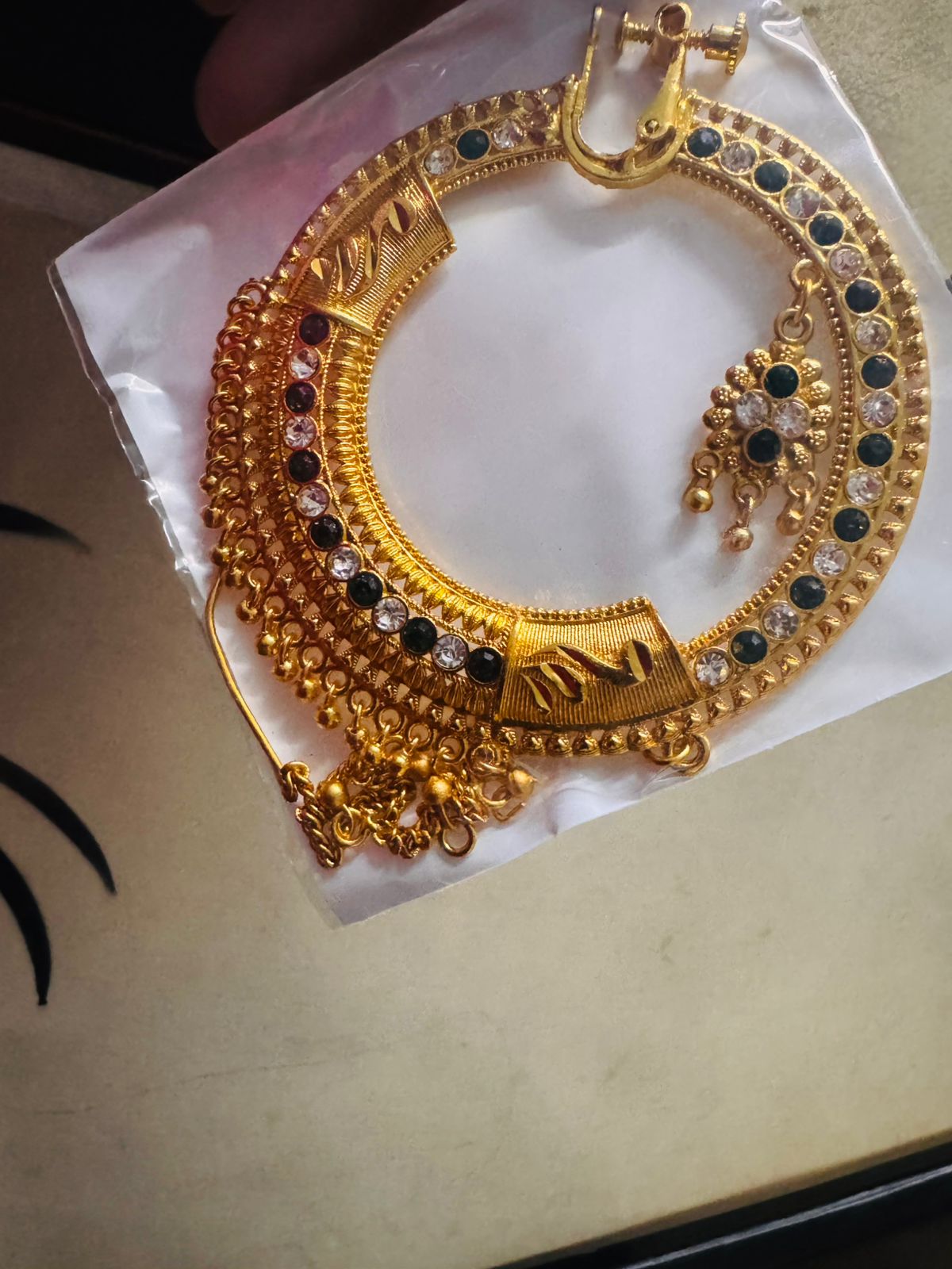 Traditional Pahadi Nath – Uttarakhand Bridal Nose Ring|1 piece |As per availability