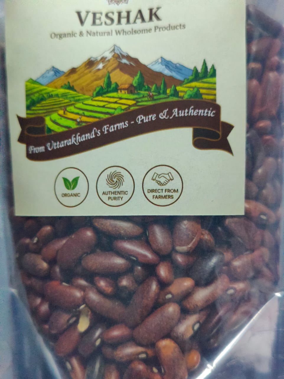 Red Rajma (Red Kidney Beans) from Uttarakhand | Organic Himalayan Laal Rajma – Veshak
