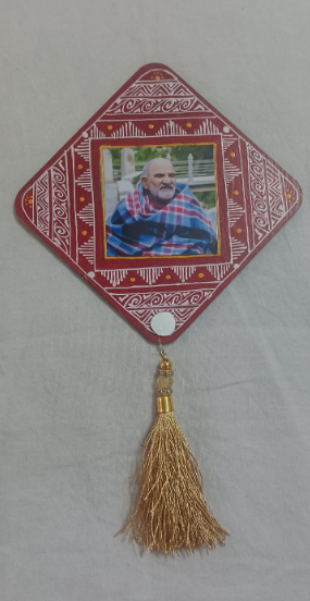 Neem Karoli Baba Wall Hanging Decor | Handcrafted Decorative Photo Frame