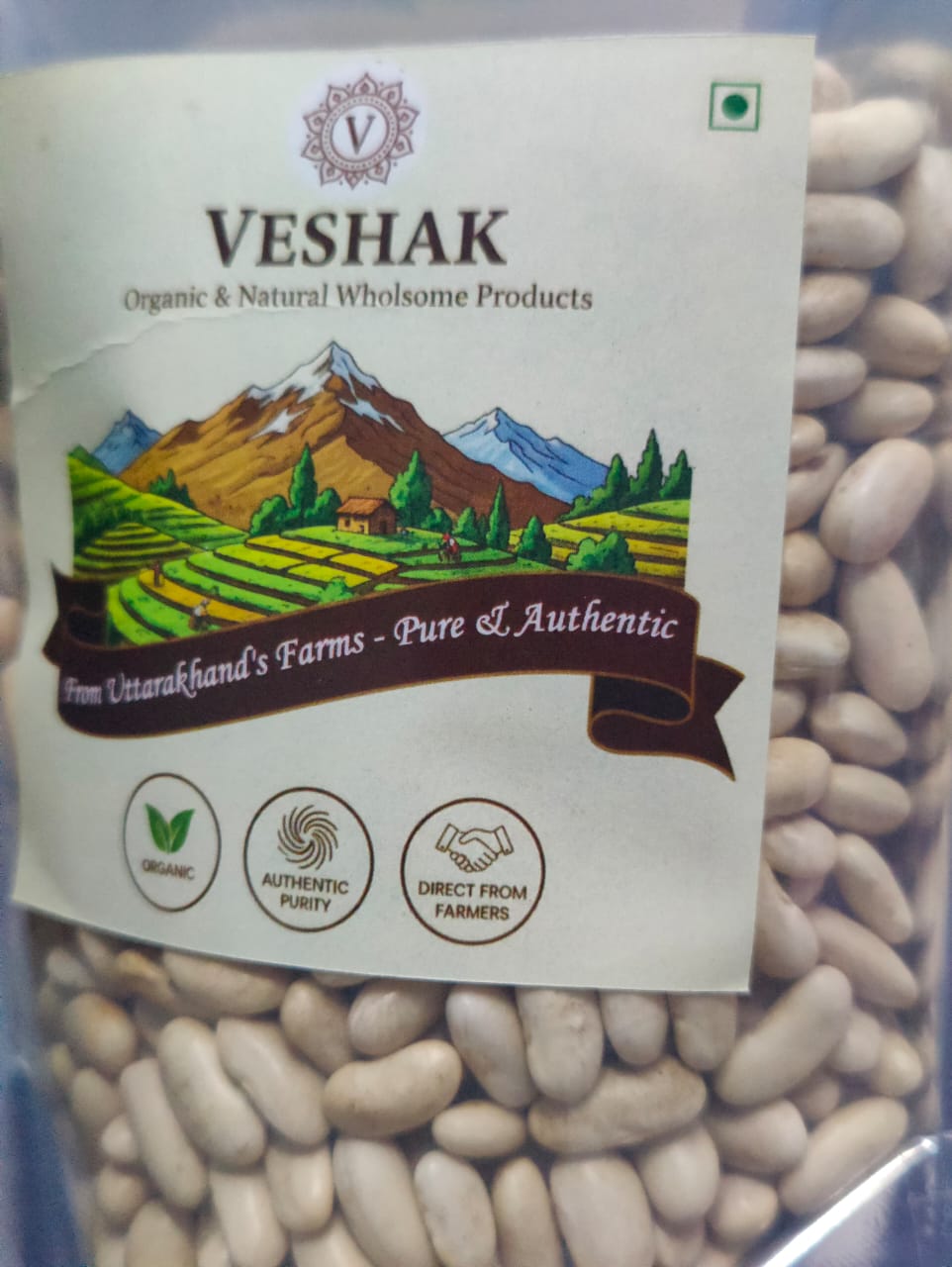 Safed Rajma from Uttarakhand | Organic White Kidney Beans | Premium Quality – Veshak