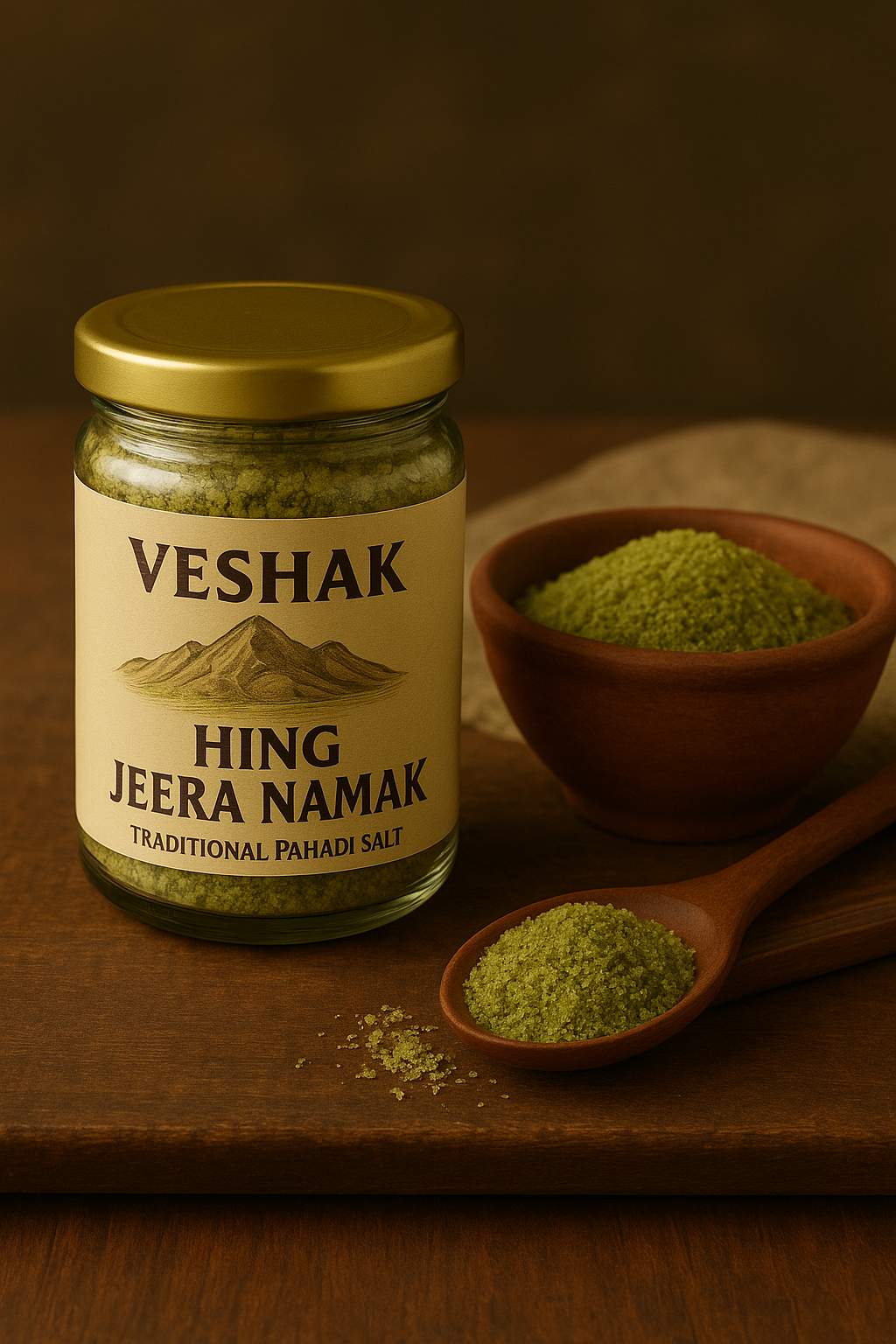 Veshak Hing Jeera Namak – Traditional Himalayan Pahadi Salt | Pure & Aromatic Blend