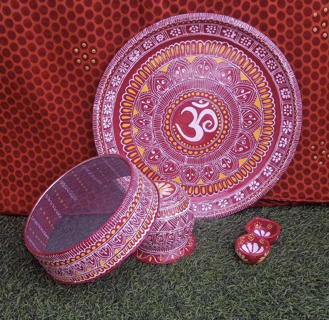 Traditional Karwa Chauth Puja Thali Set