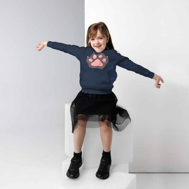Kids eco Paw hoodie