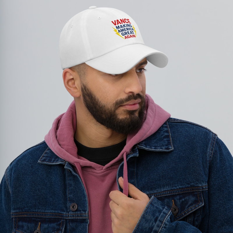 White 'VANCE - Making America Great Again' Cap