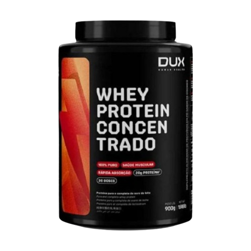 Whey Protein Concentrado (900g) Dux Nutrition - Sabor Baunilha