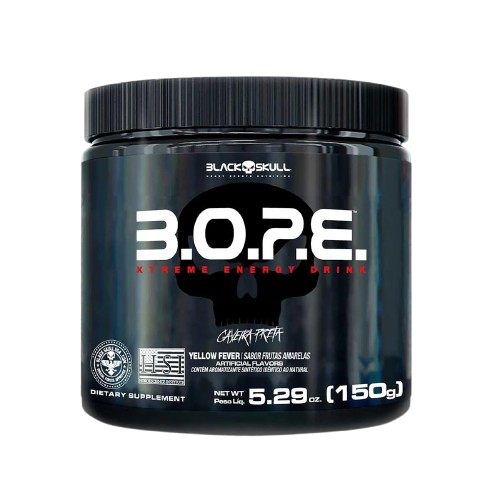 Pré-treino Bope (150g) Black Skull - Sabor Fruit Punch