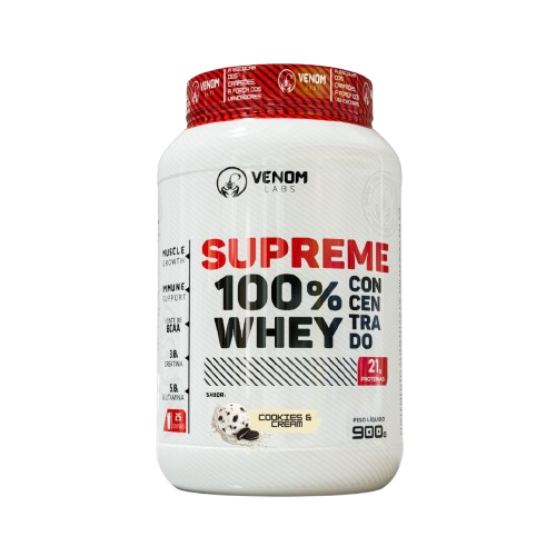 Supreme 100% Whey (900g) Venom Labs - Cookies and Cream