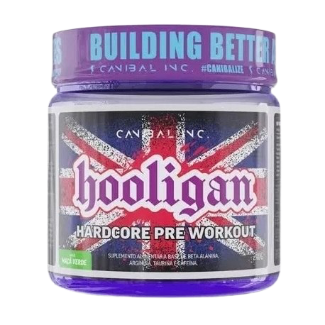 Pré-treino Hooligan (210g) Canibal Inc - Sabor Maçã Verde