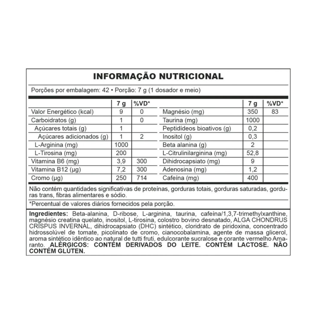 Pré-treino Psicho Killer (294g) Demons Lab - Sabor Yellow Blood