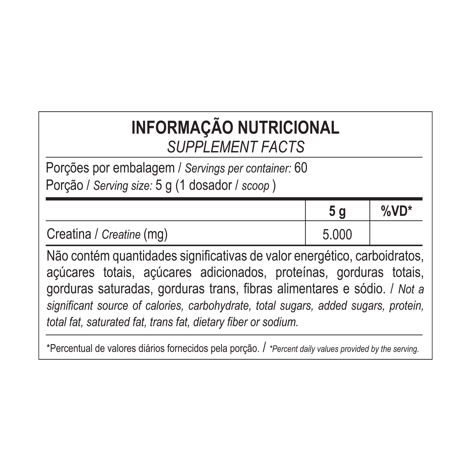 Creatina 100% Monohidratada (300g) Max Titanium