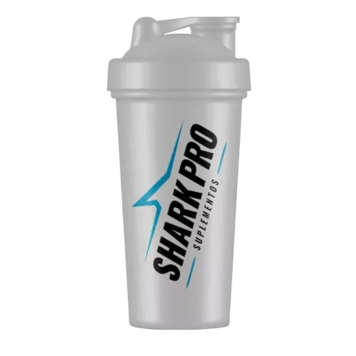 Coqueteleira (700ml) Shark Pro - Cor Branca