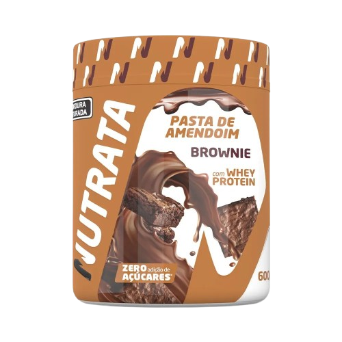 Pasta de Amendoim (600g) Nutrata - Sabor Brownie