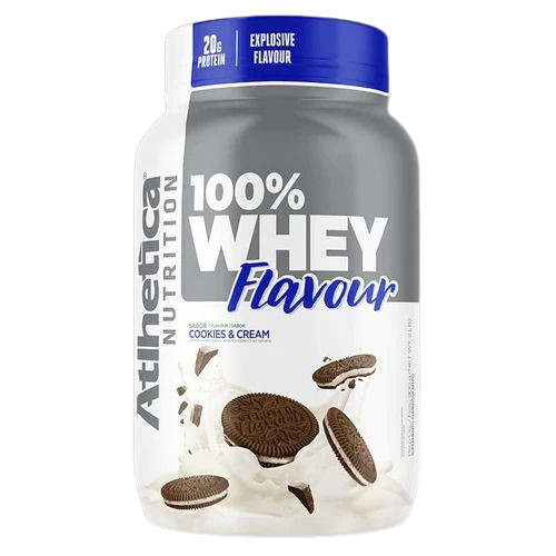 100% Whey Flavour (900g) Atlhetica Nutrition - Sabor Cookies and Cream